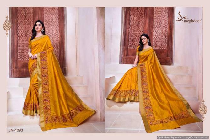 Meghdoot Sila Latest Ethnic Wear Printed Silk Saree Collection